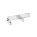 Raplette Pascal inox réglable hauteur et largeur 40x17cm avec double peigne - 2