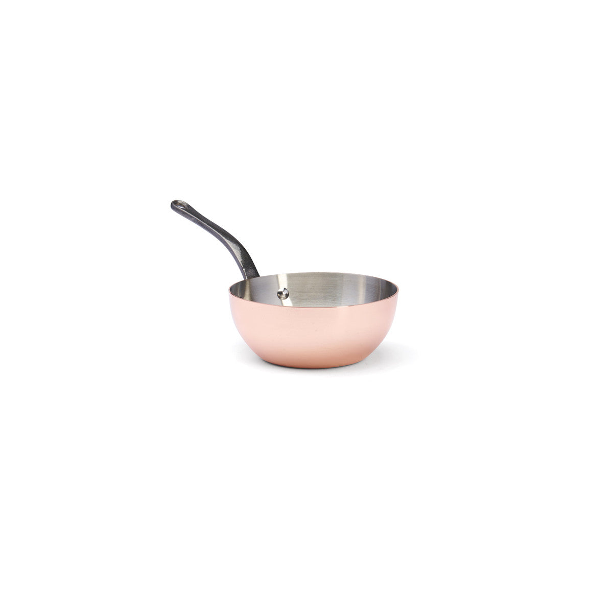 Sauteuse bombée en cuivre INOCUIVRE Ø16cm queue fonte d'acier - 2
