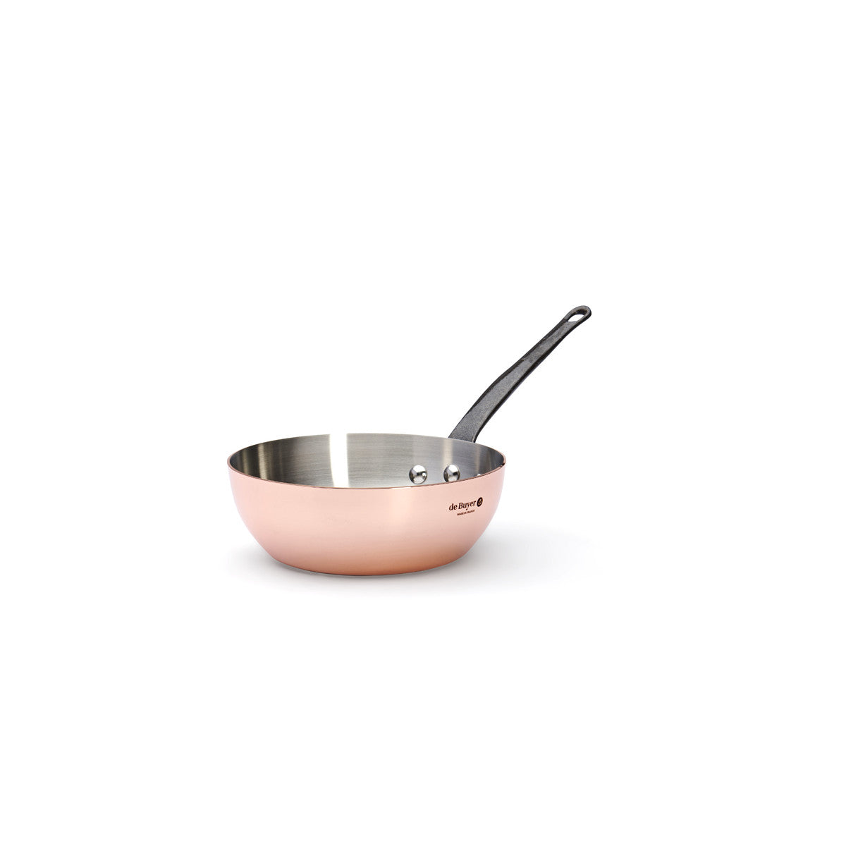 Sauteuse bombée en cuivre PRIMA MATERA Tradition Ø20cm - 1
