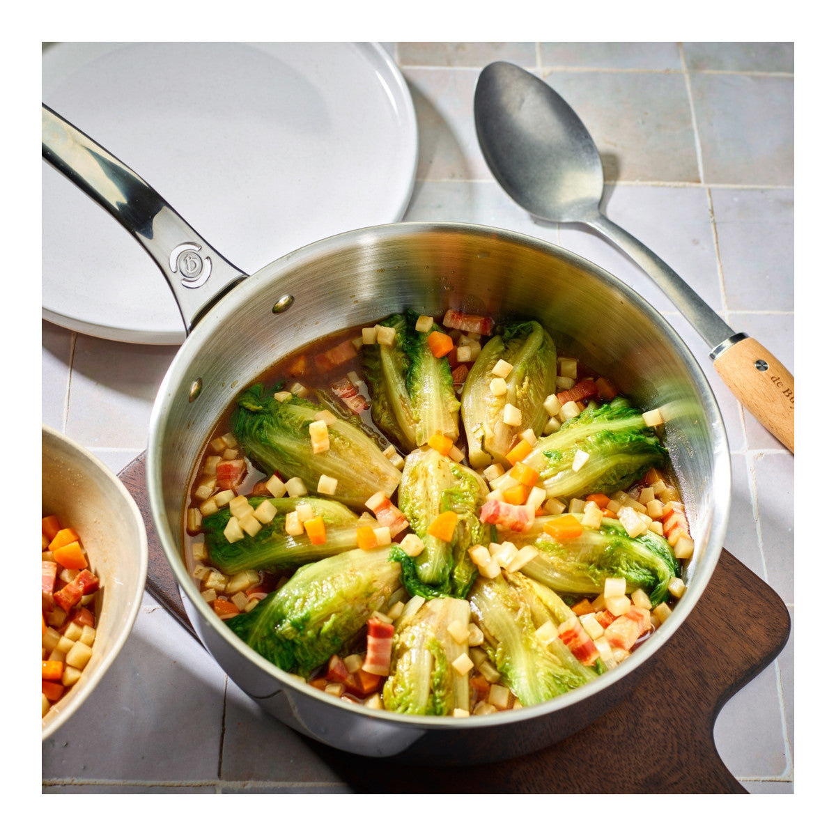 Sauteuse bord droit en inox AFFINITY Ø28cm - 2
