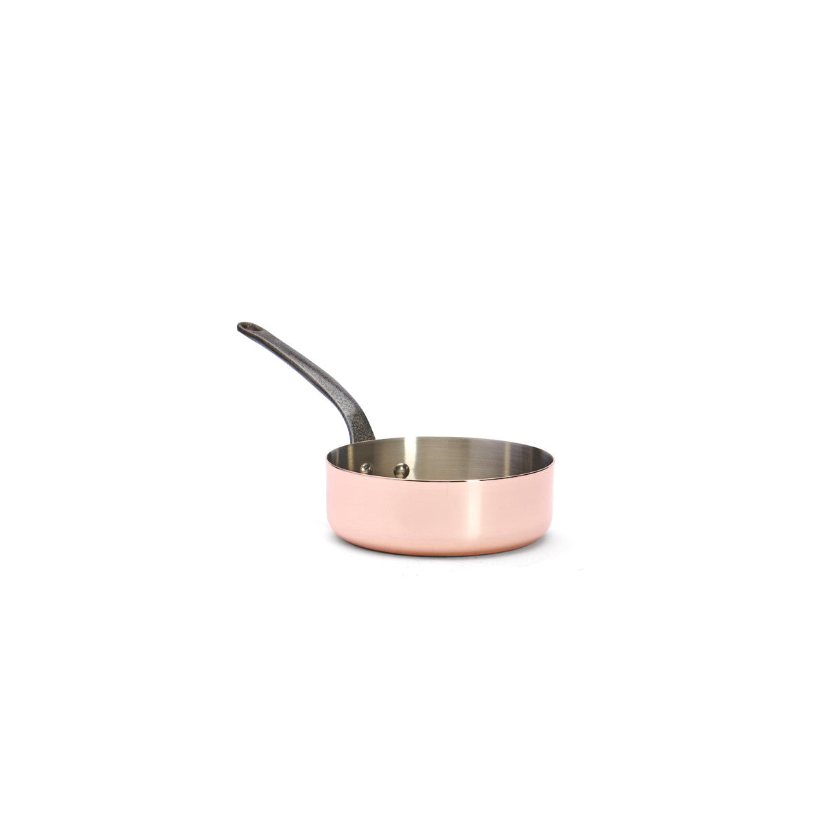 Sauteuse en cuivre INOCUIVRE Ø16cm monture fonte d'acier - 2