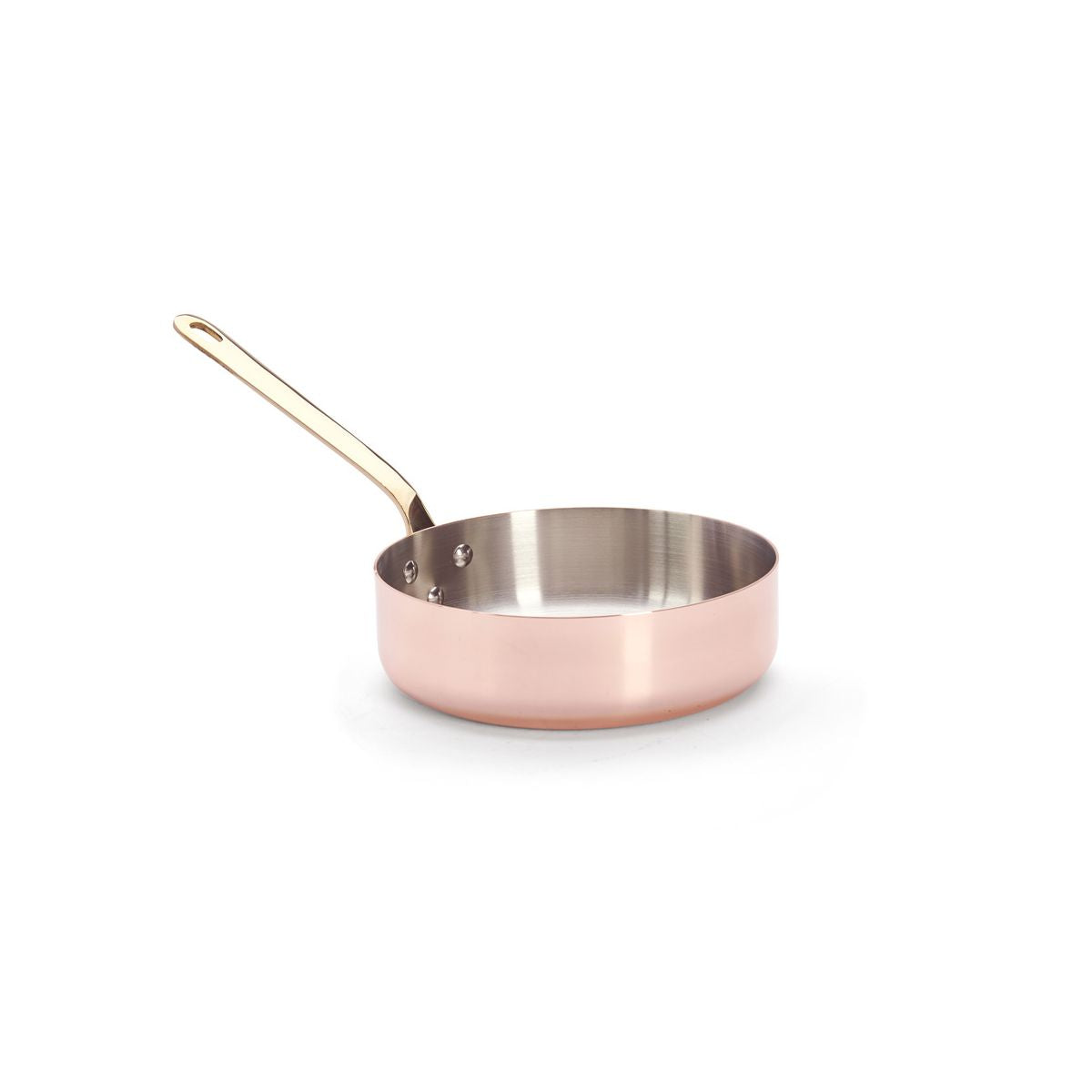 Sauteuse en cuivre INOCUIVRE Ø20cm monture laiton - 2