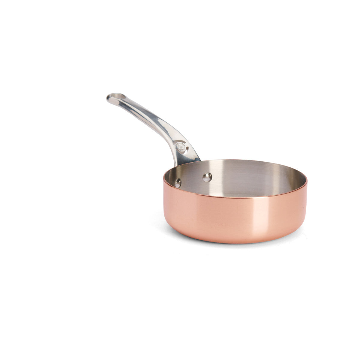 Sauteuse en cuivre PRIMA MATERA Ø16cm - queue fonte d'inox - 2