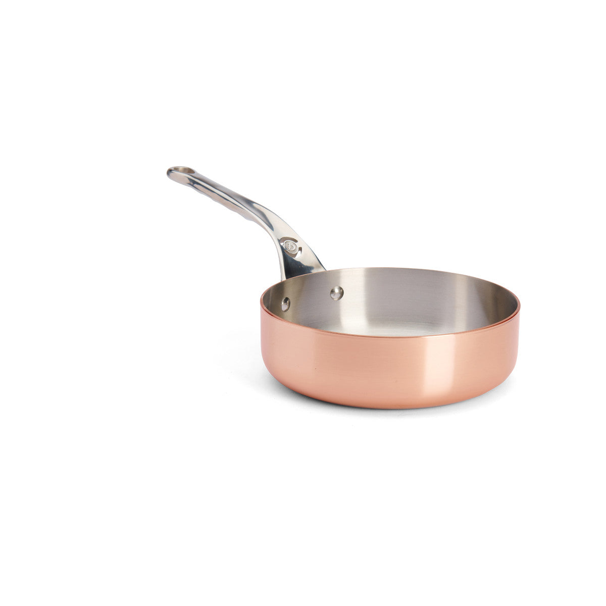 Sauteuse en cuivre PRIMA MATERA Ø20cm - queue fonte d'inox - 2
