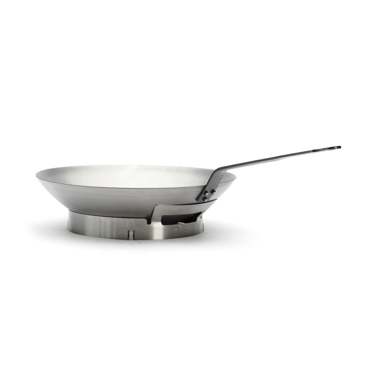 Support inox pour wok demi-sphérique - 2
