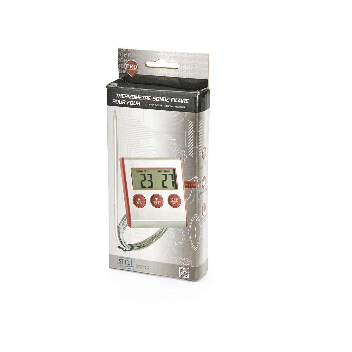 Thermomètre digital à sonde -25°/+250°C avec fonction minuteur - 2