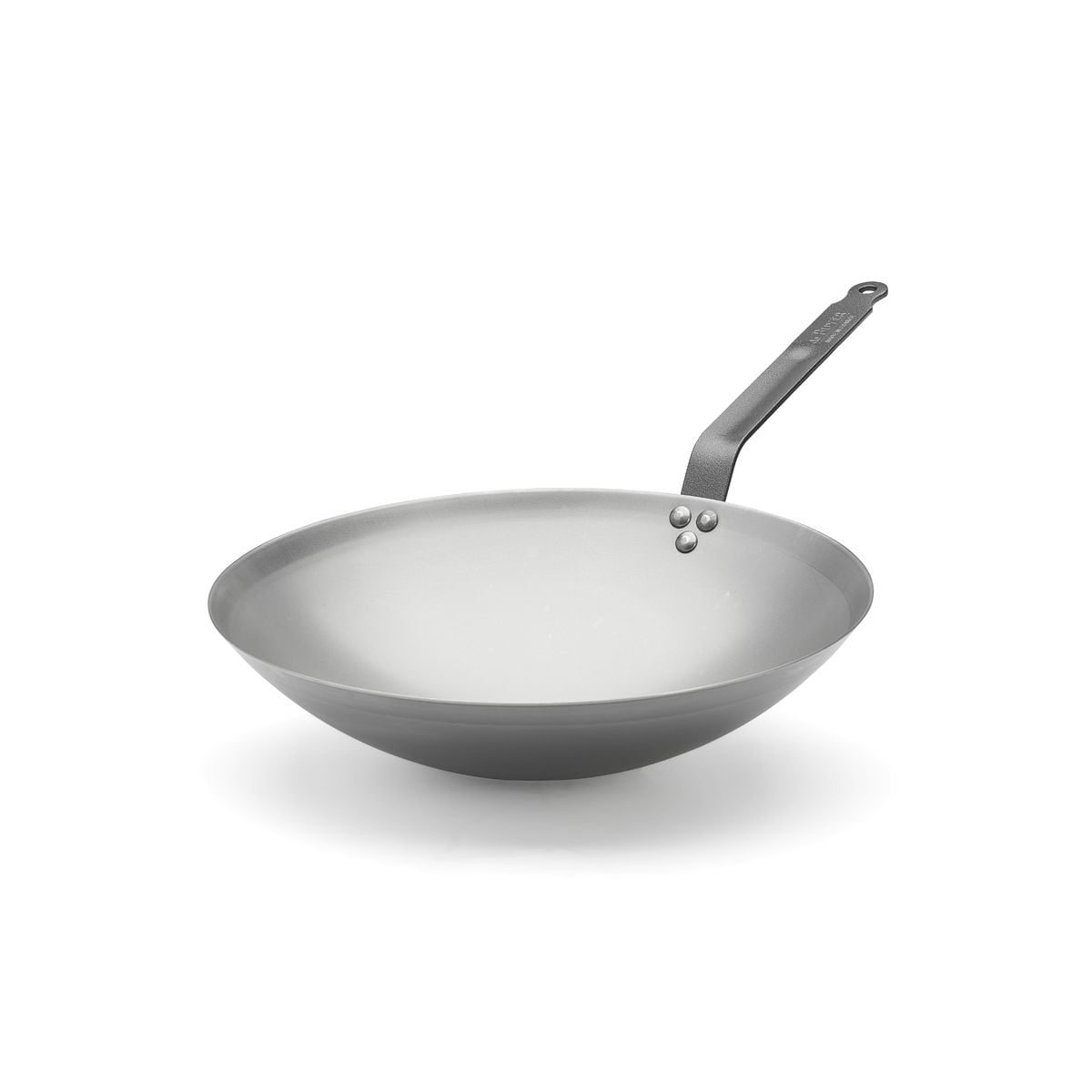 Wok en acier CARBONE PLUS Ø35cm spécial plaque à induction - 1