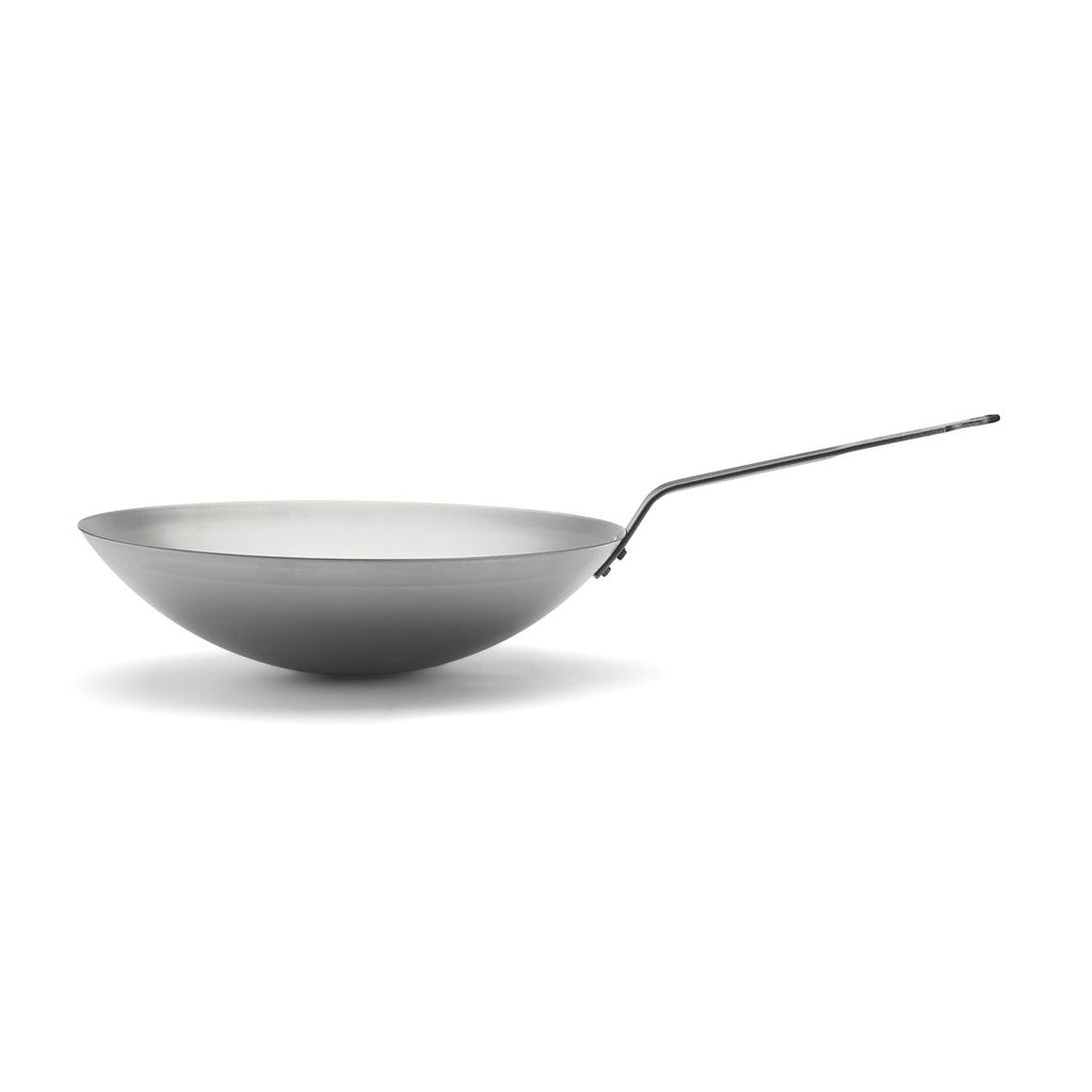 Wok en acier CARBONE PLUS Ø35cm spécial plaque à induction - 2